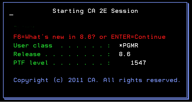 CA 2E Screen shot